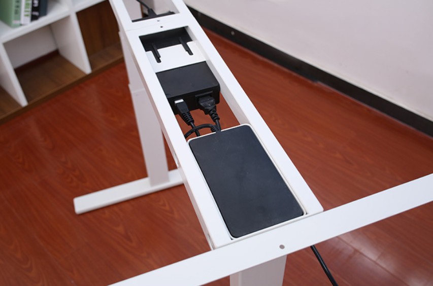  Modern Office Desk Electric Dual Motor Height Adjustable Anti-collison Computer Desk